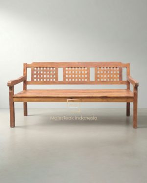 giant bench teak wood garden