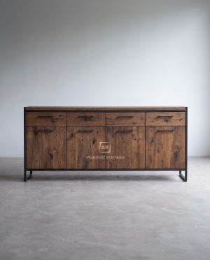 Recycled Teak Wood Cabinet Drawer