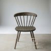 Grey rustic dining chair