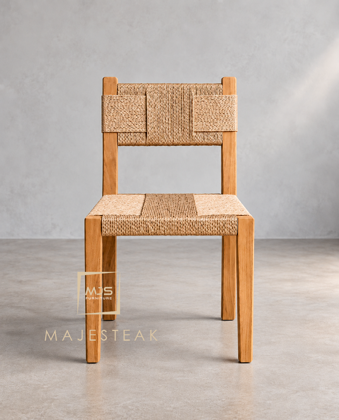 Coffeeshop dining chair rattan