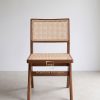 Rattan teak wood dining chair