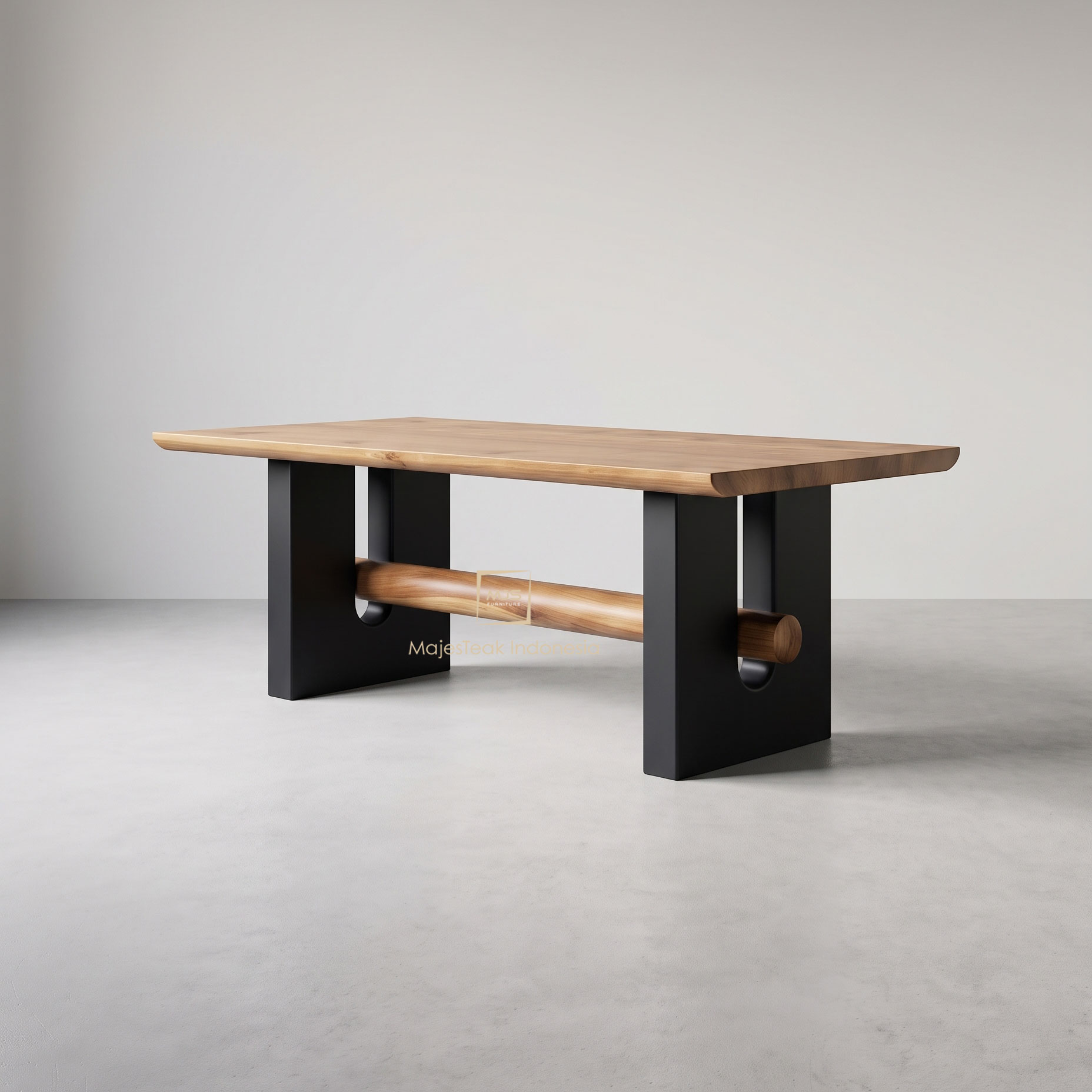 solid teak wood table
