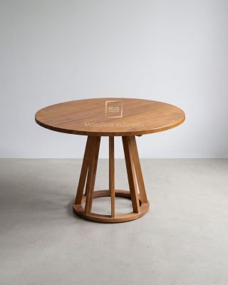 Teak Round Dining Table